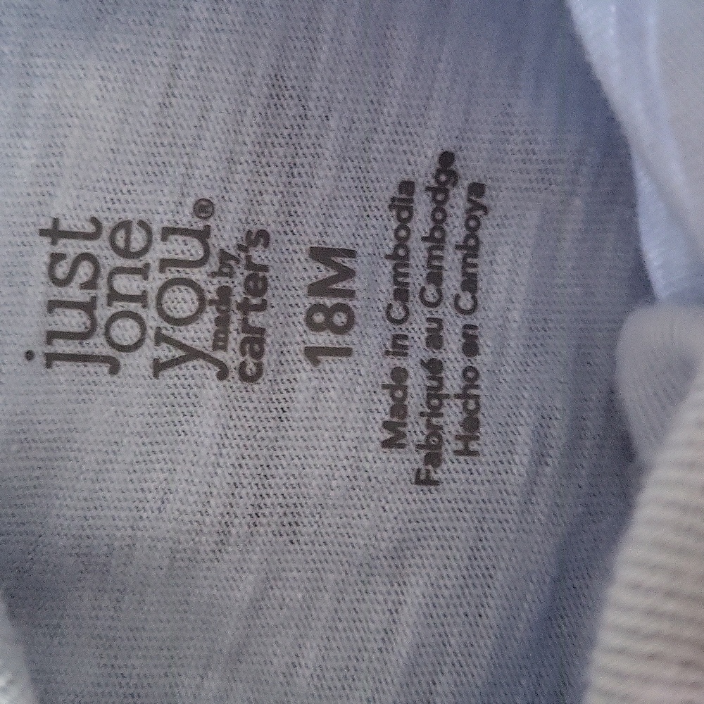 Carter's Light Blue Baby Romper - Picture 4 of 5